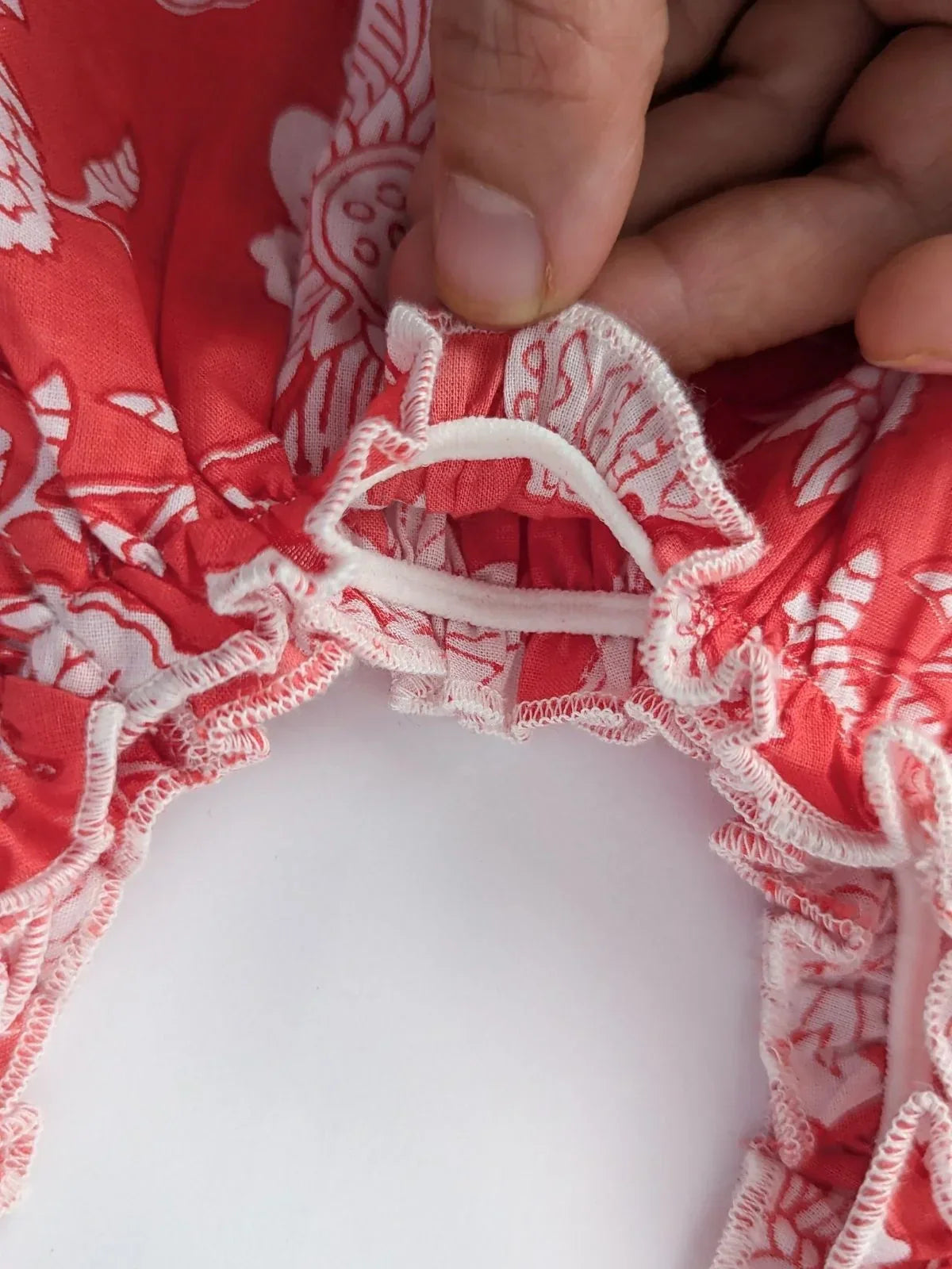 Rosy printed Tiny Tulip Cotton Casual Top Bottom Set