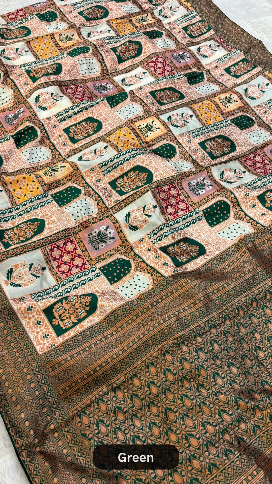 Soft Silk Rajwadi Saree