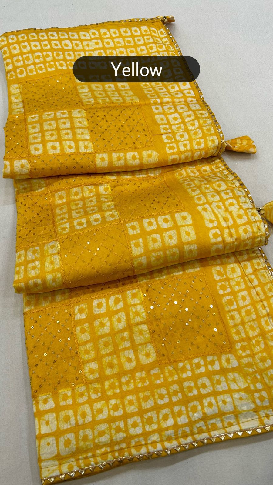 Batik Chex Saree