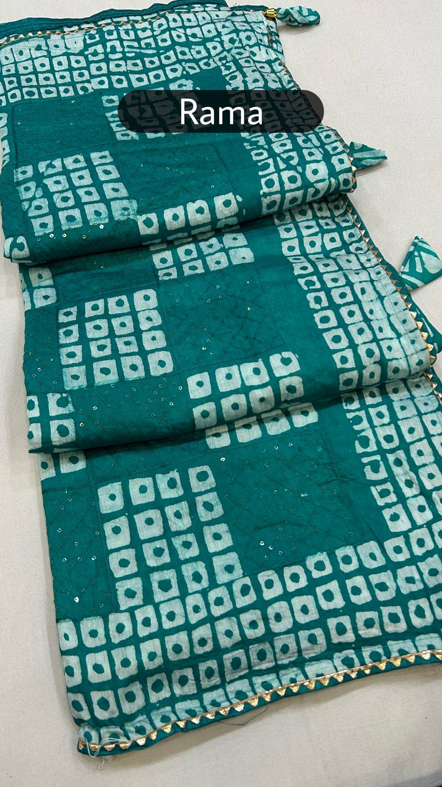 Batik Chex Saree