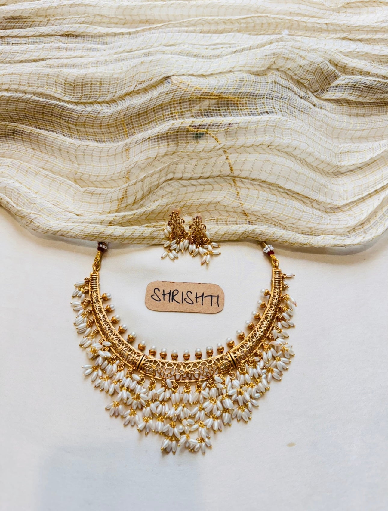 designer necklace pearl