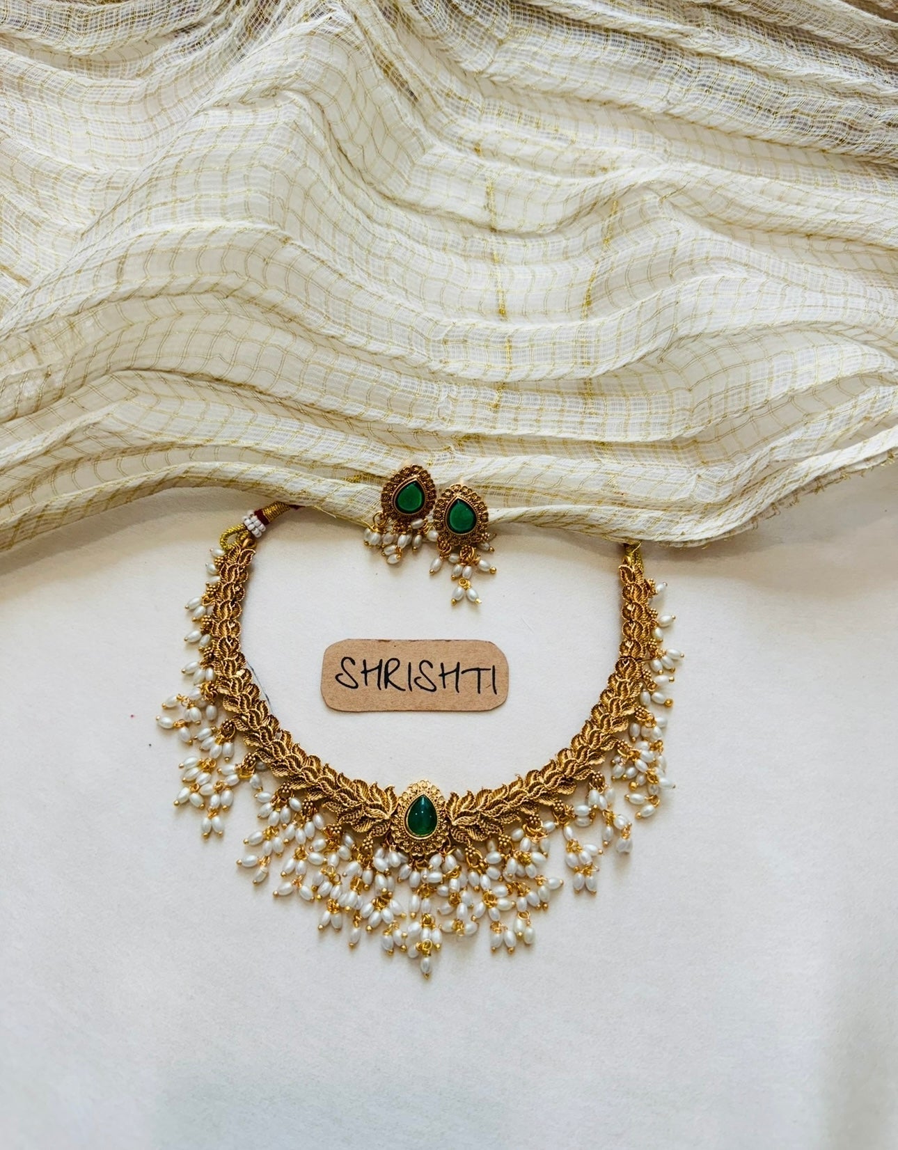 designer necklace green 1