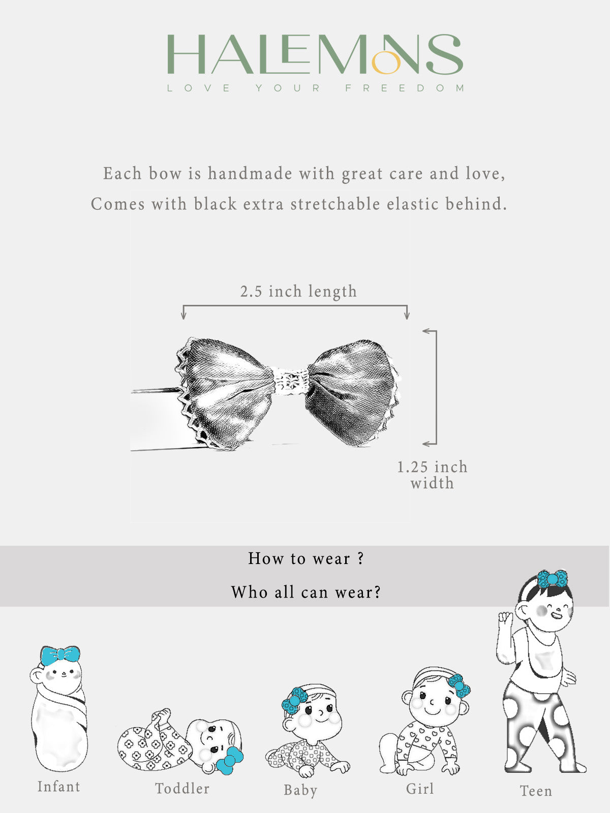 Handmade Bow Band Alia