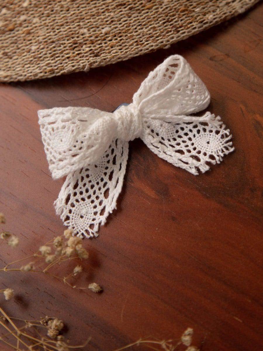 Birthday Bash White Cotton Handmade Baby Girl Hair Band
