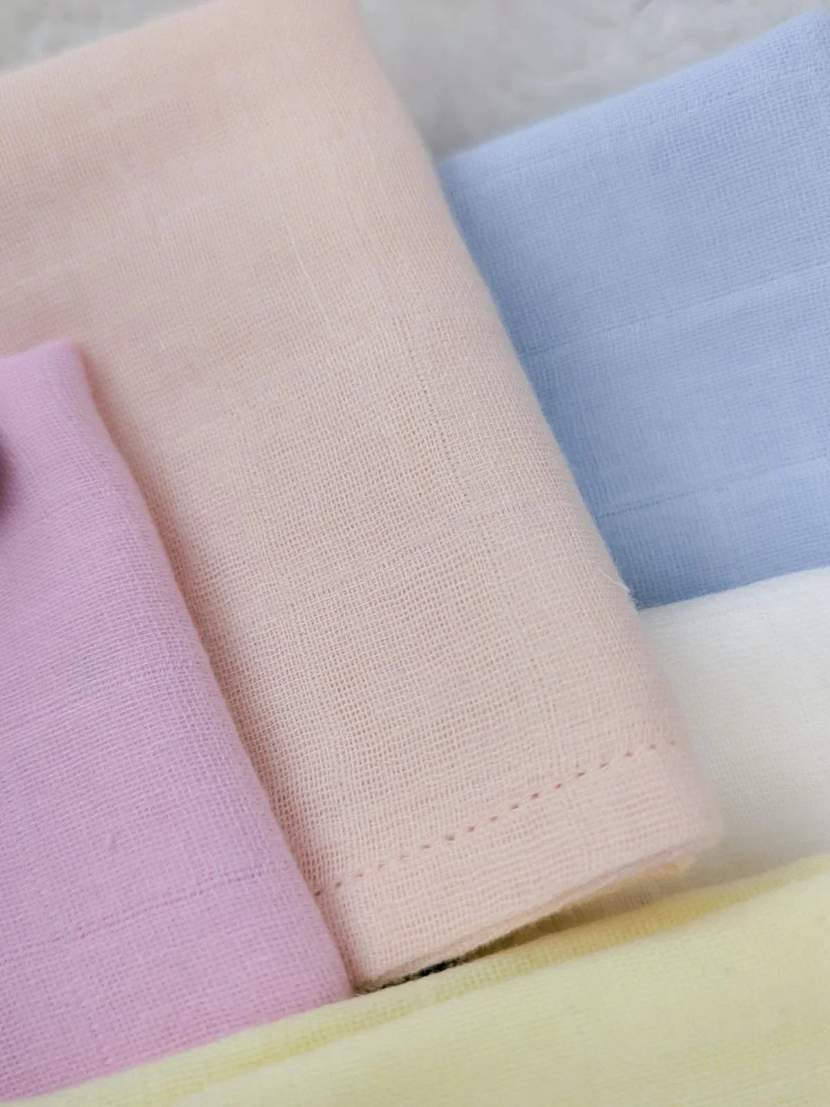 Pure Muslin Reusable Infant Wipes (pack of 5)