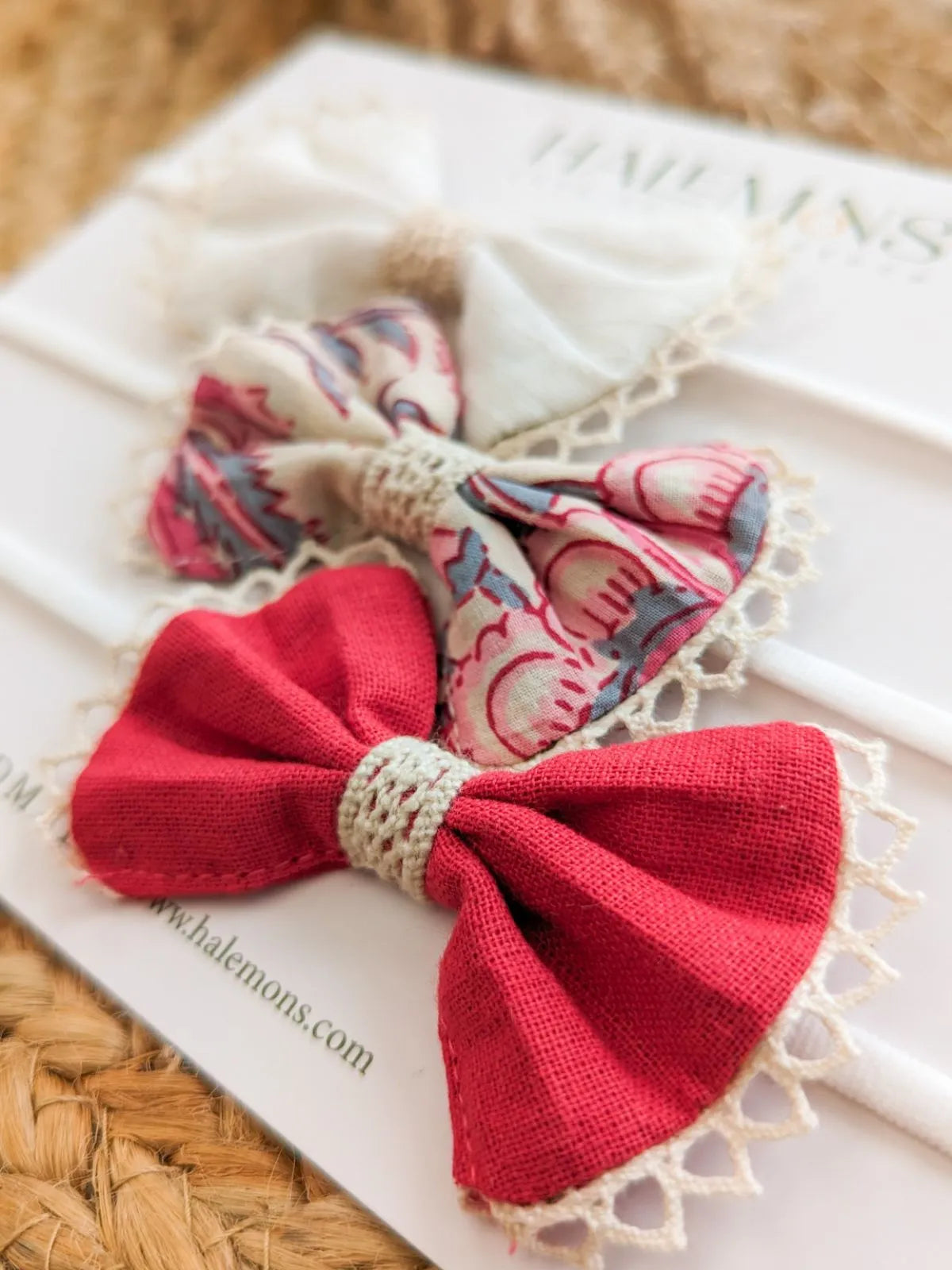 Handmade Bow Band Raha