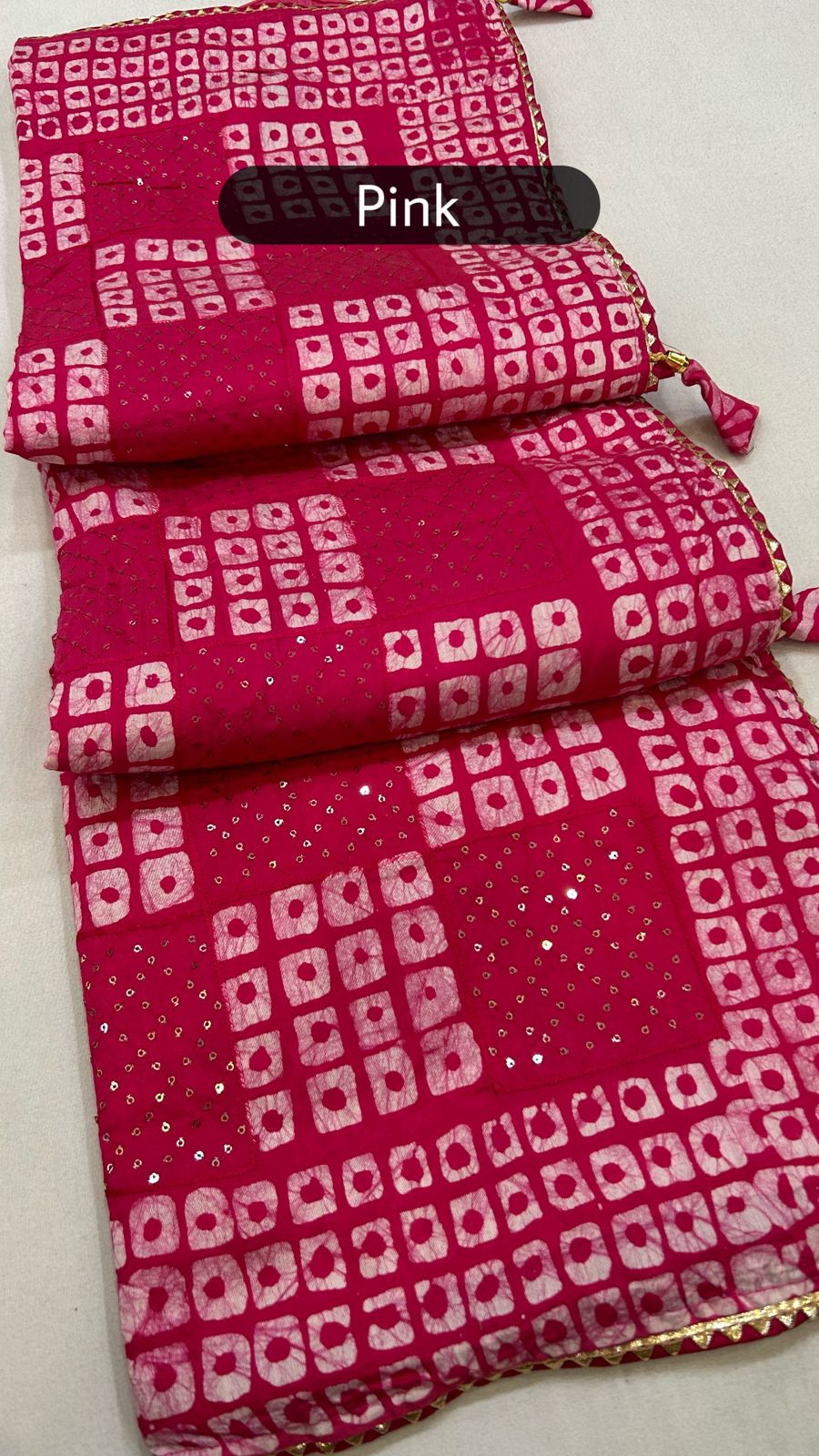 Batik Chex Saree