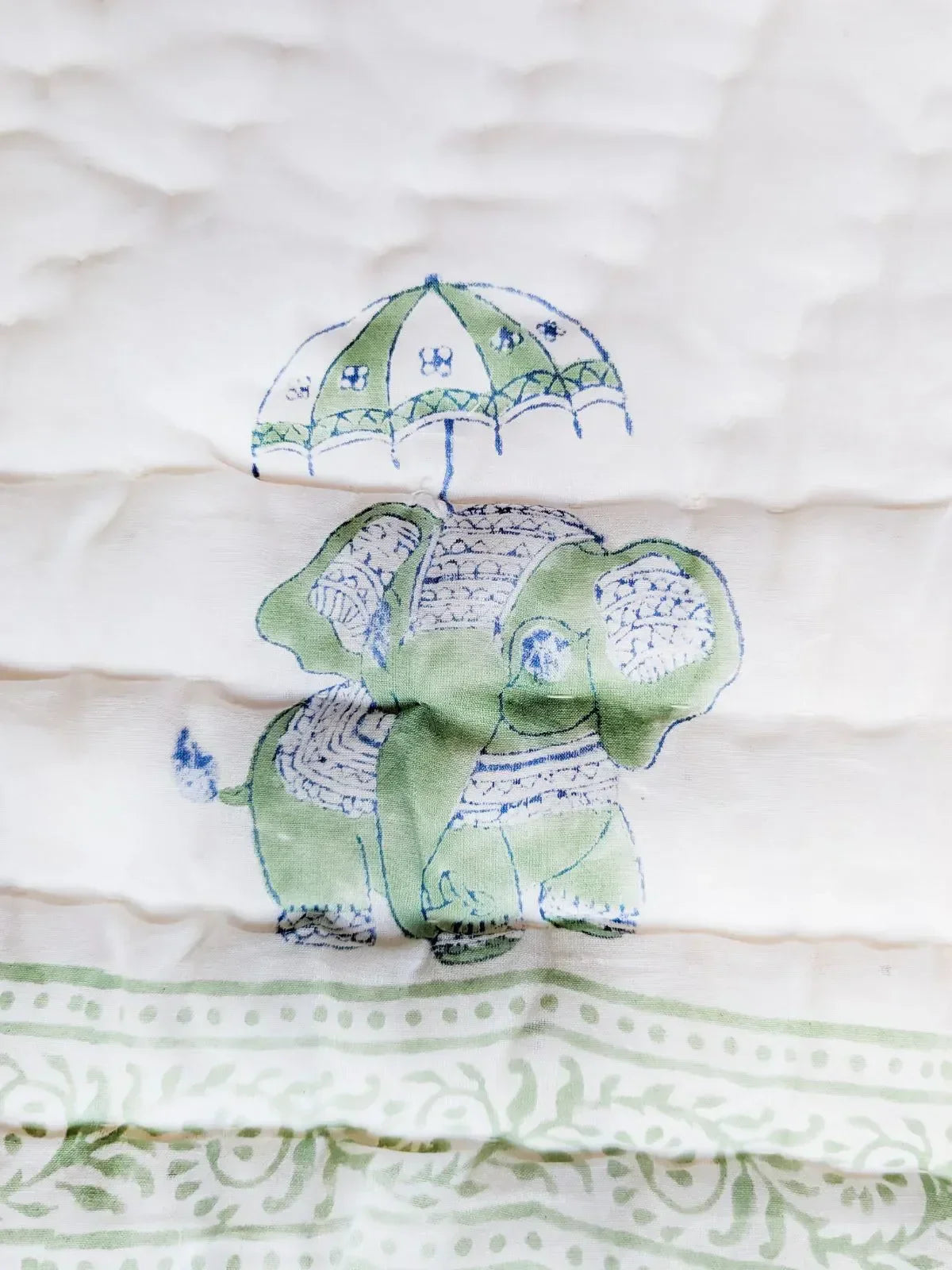 Nani's Comfort Ultrasoft Elephant Cotton Big Size Quilted Mat