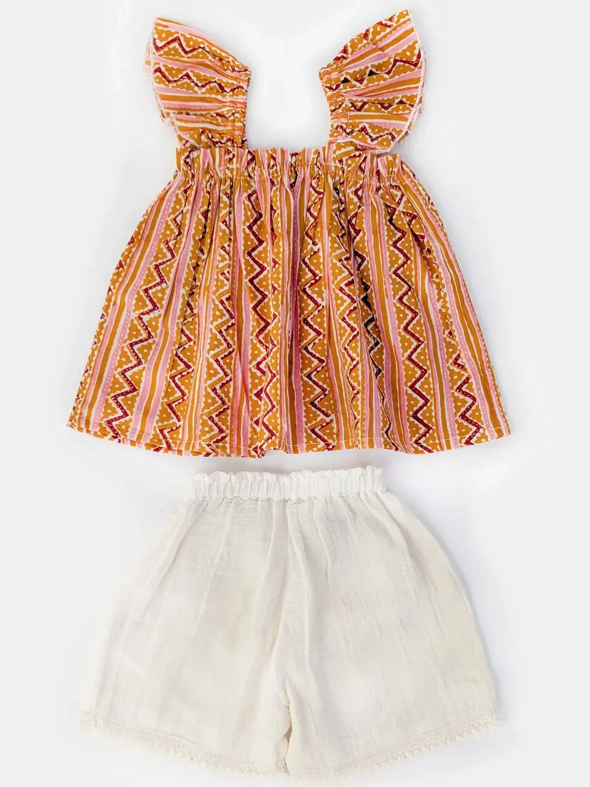 Olivia Mustard Zig-Zag Bohemian Top Bottom Set