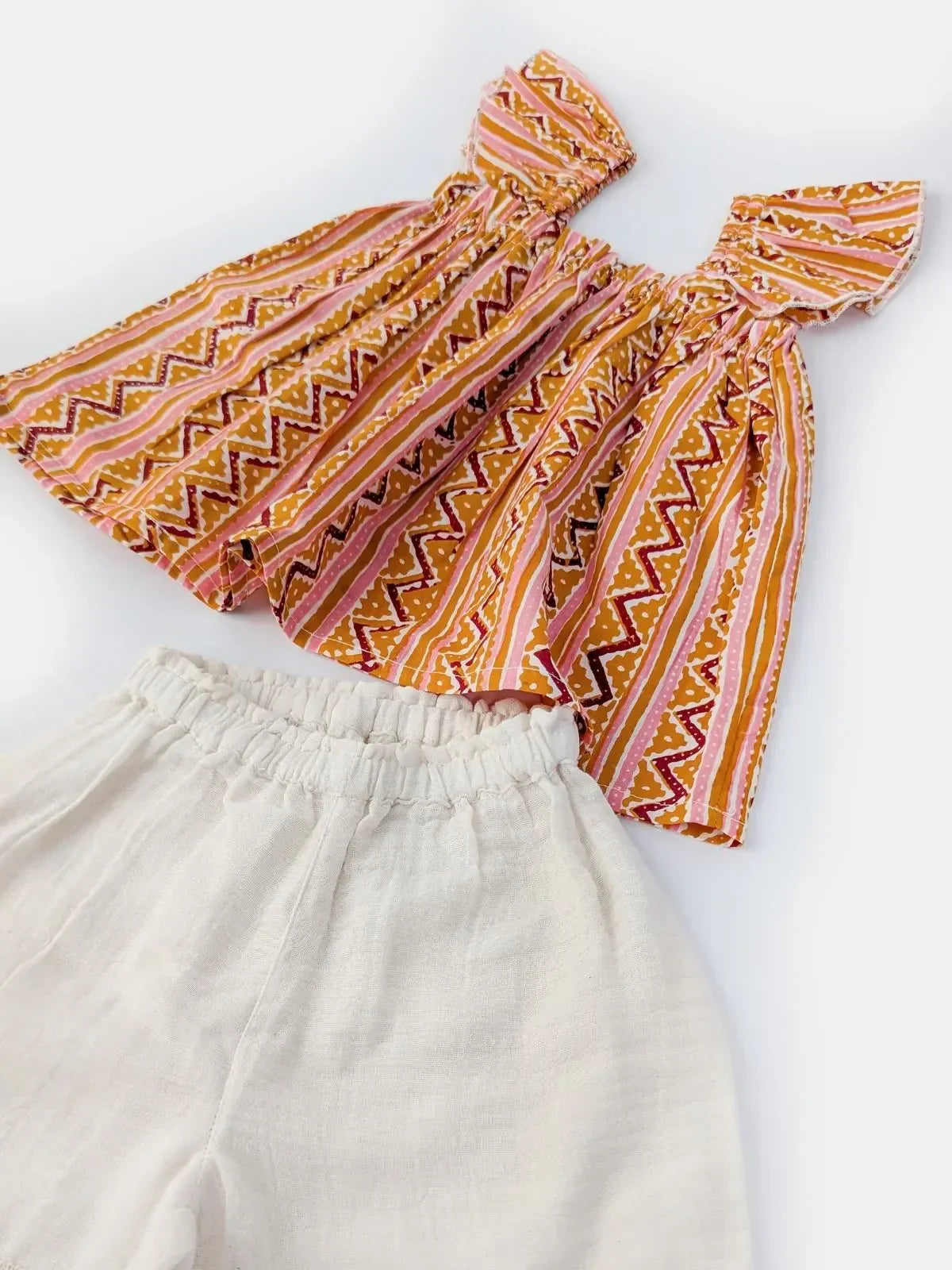 Olivia Mustard Zig-Zag Bohemian Top Bottom Set