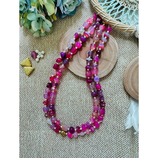 rose semi precious beads