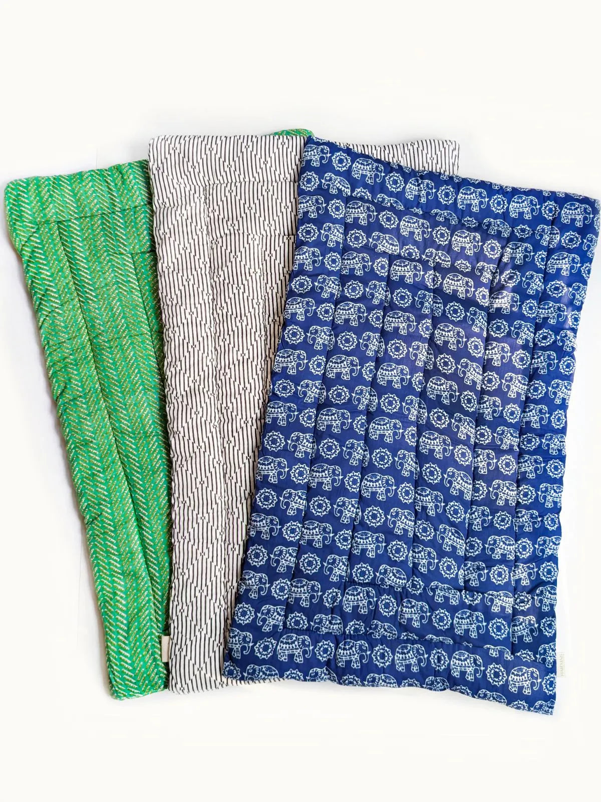 Elephant Safari Ultrasoft Fluffy Cotton Mats Pack of 3