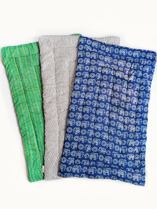 Elephant Safari Ultrasoft Fluffy Cotton Mats Pack of 3