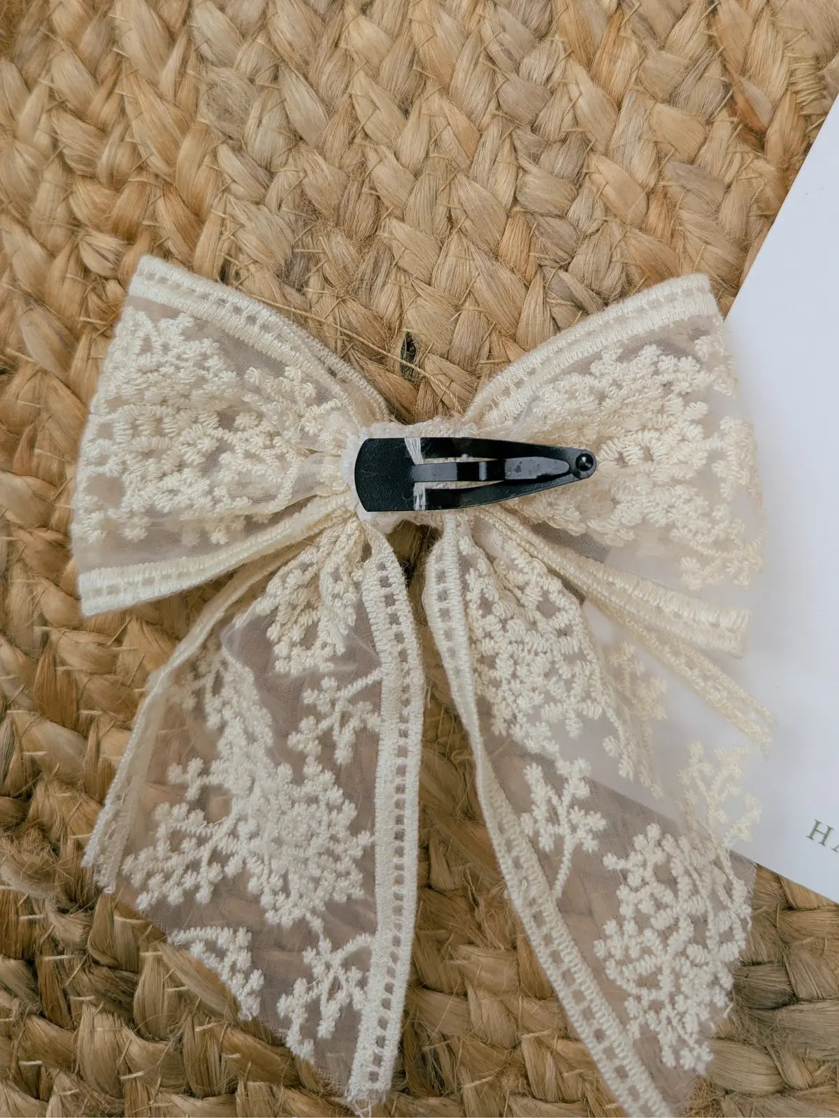 Handmade Bow Clip Zaara