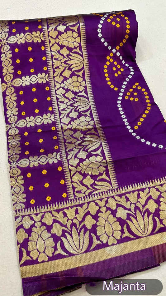Banarasi Bandhani Saree