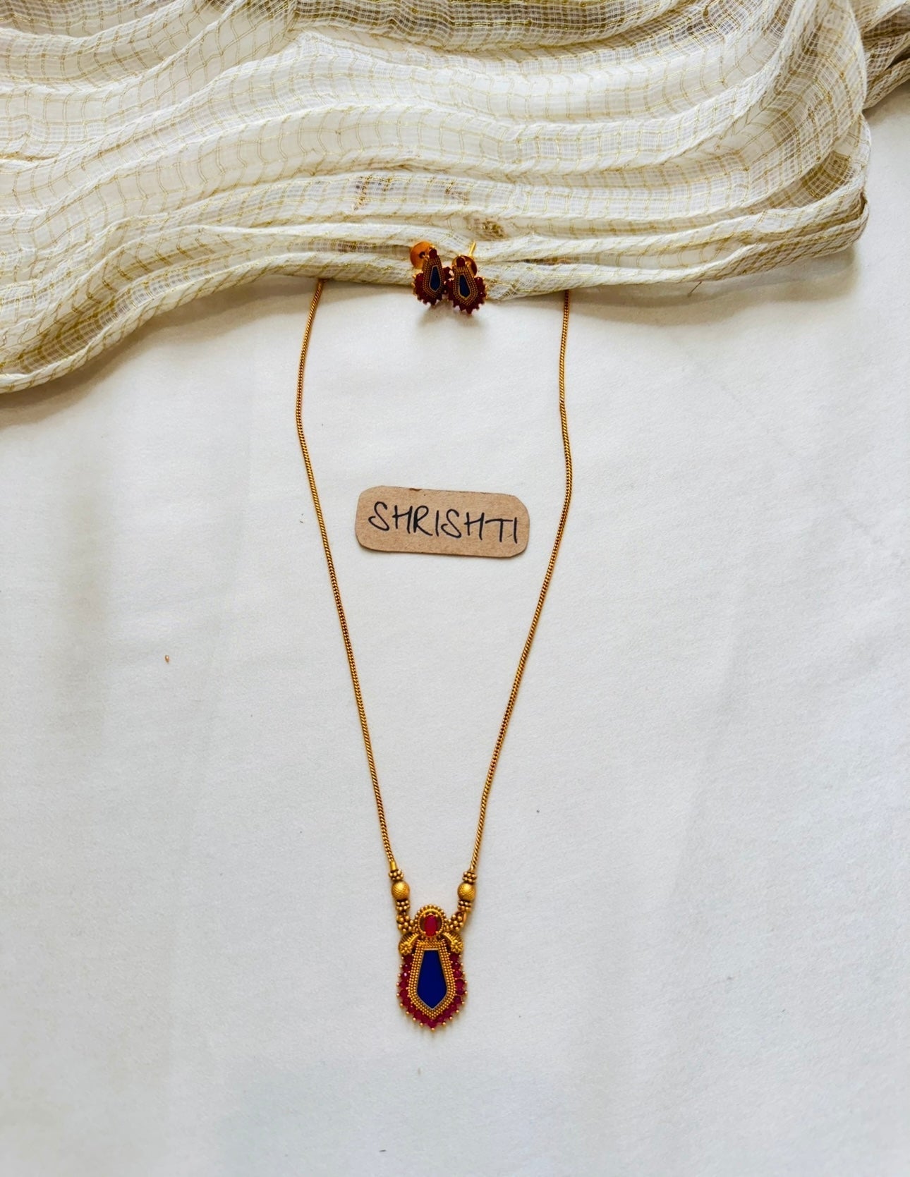 palakka long chain blue