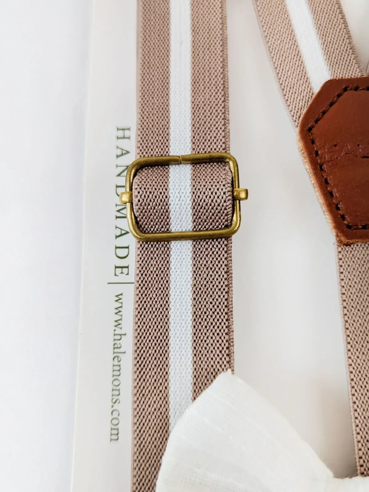 Boys Brownie Suspender and Bow set for Birthdays