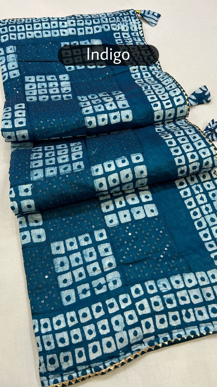 Batik Chex Saree