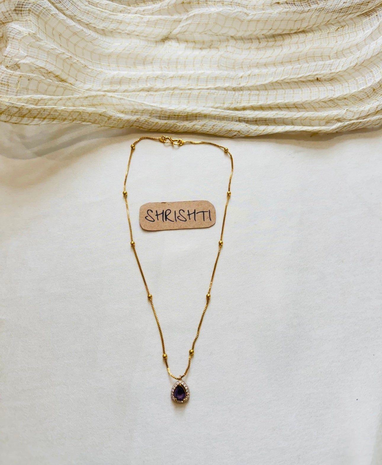 navaratna gold chain