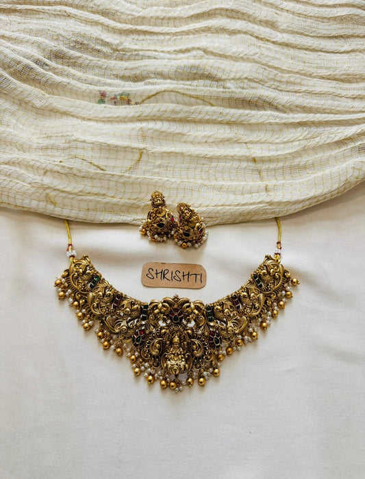 bridal necklace gold 1