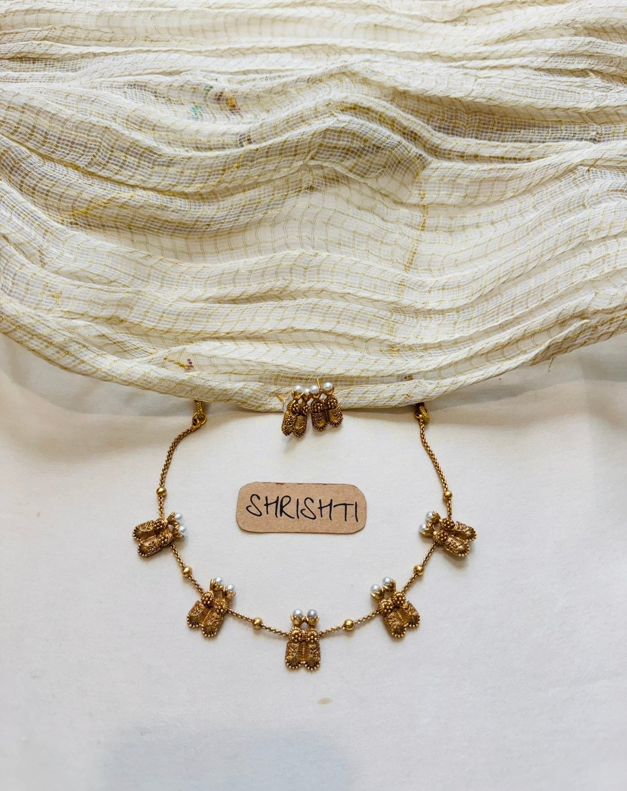 gold pearl chain