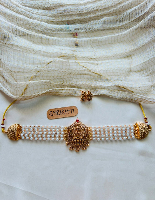 pearl lakshmi choker