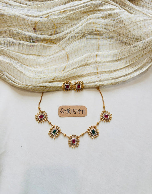 mix charm necklace