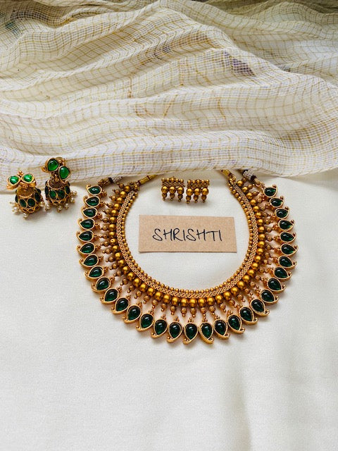 Bridal Greenmango plka combo