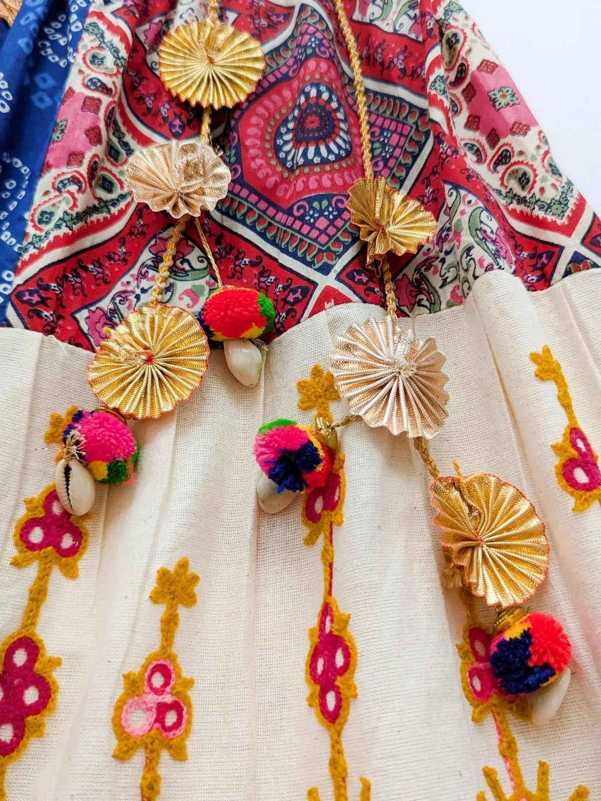 Morpankh Multicolour Chaniya Choli for Girls