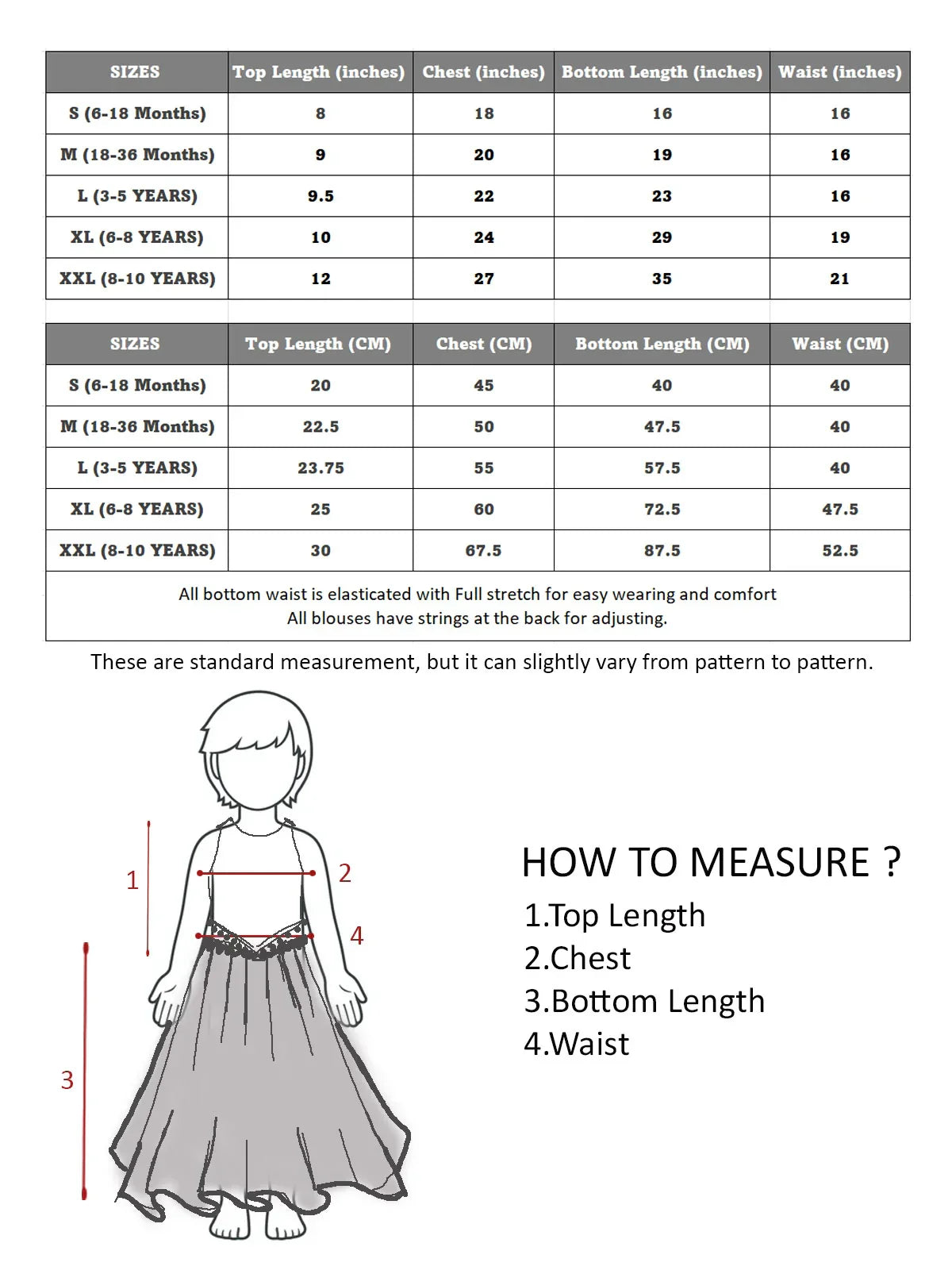 Rose Petals Striped Pleated Lehenga Choli for Girls