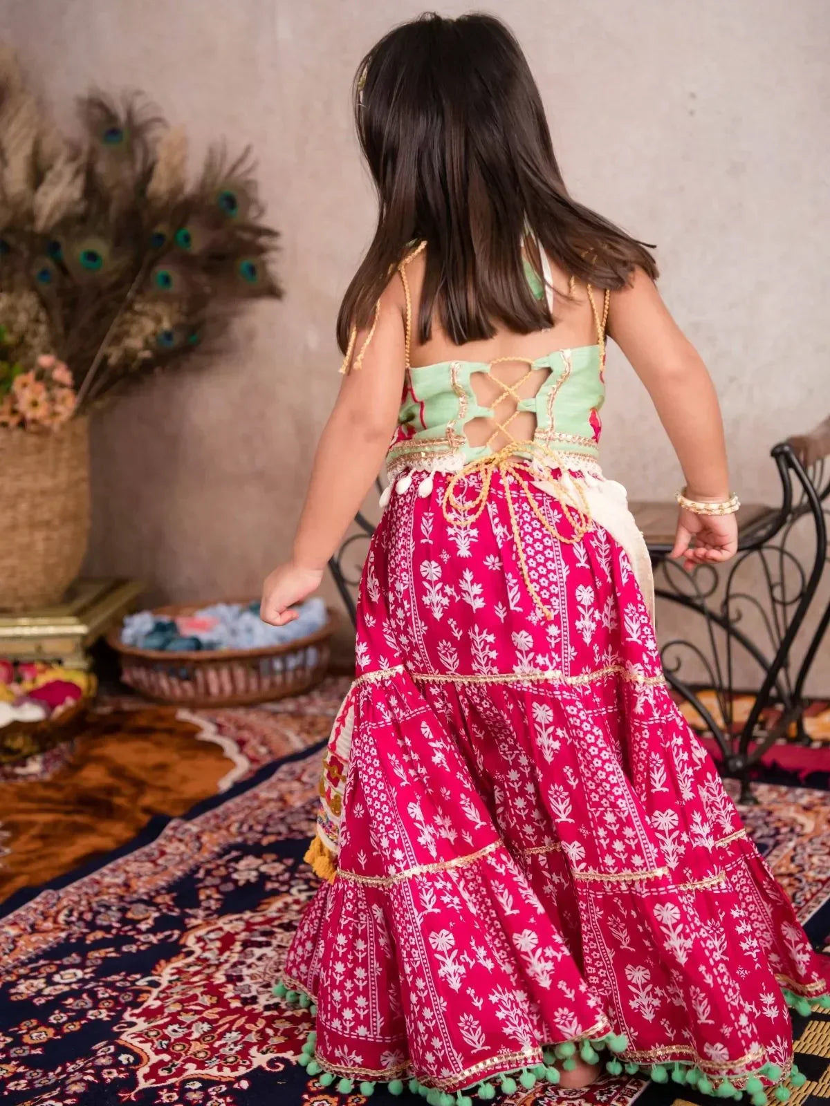 Rani Rangili Girls Ghaghra Choli