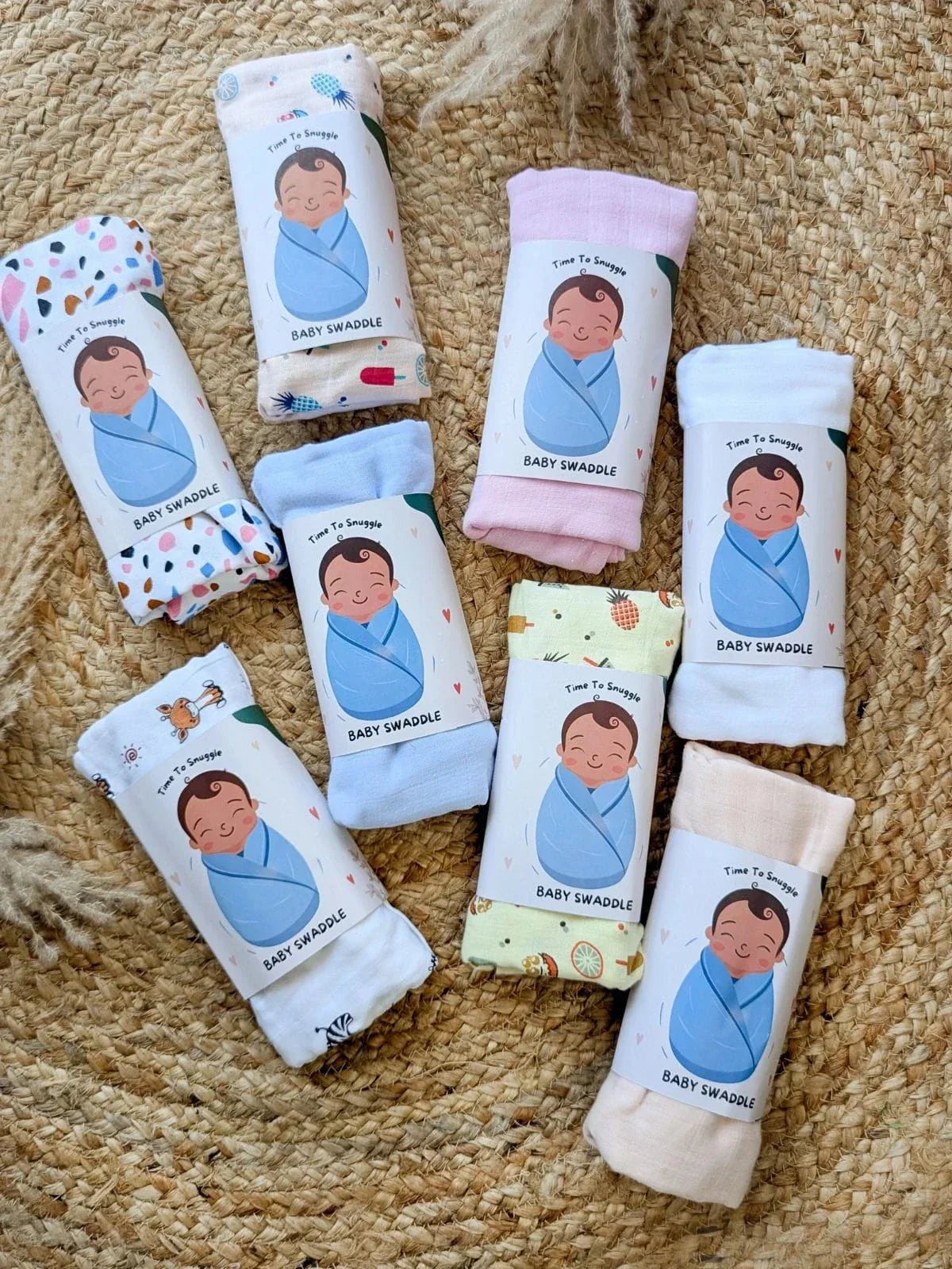 Muslin Polka dot Swaddle-pack of 2