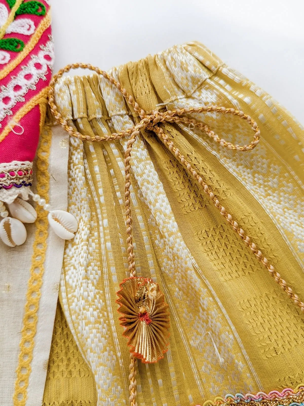 Methi Yellow Maharani Baby Girl Chaniya Choli