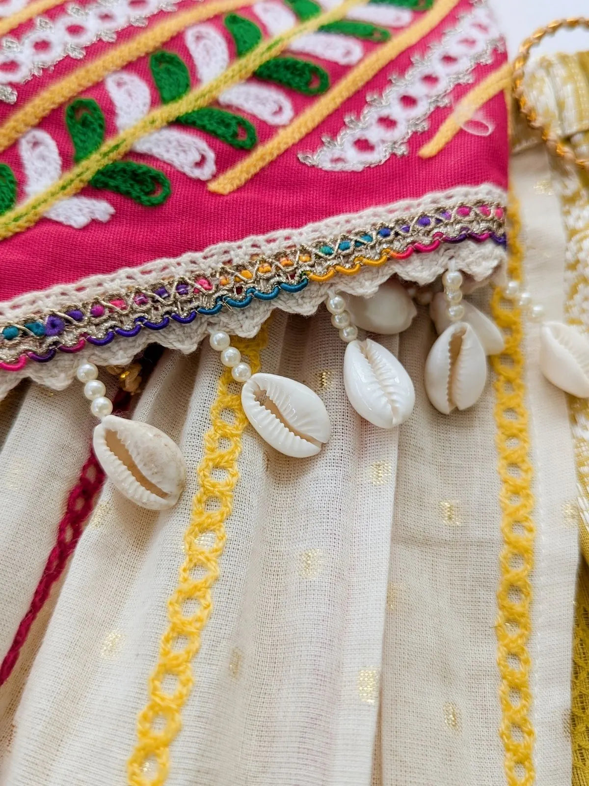 Methi Yellow Maharani Baby Girl Chaniya Choli