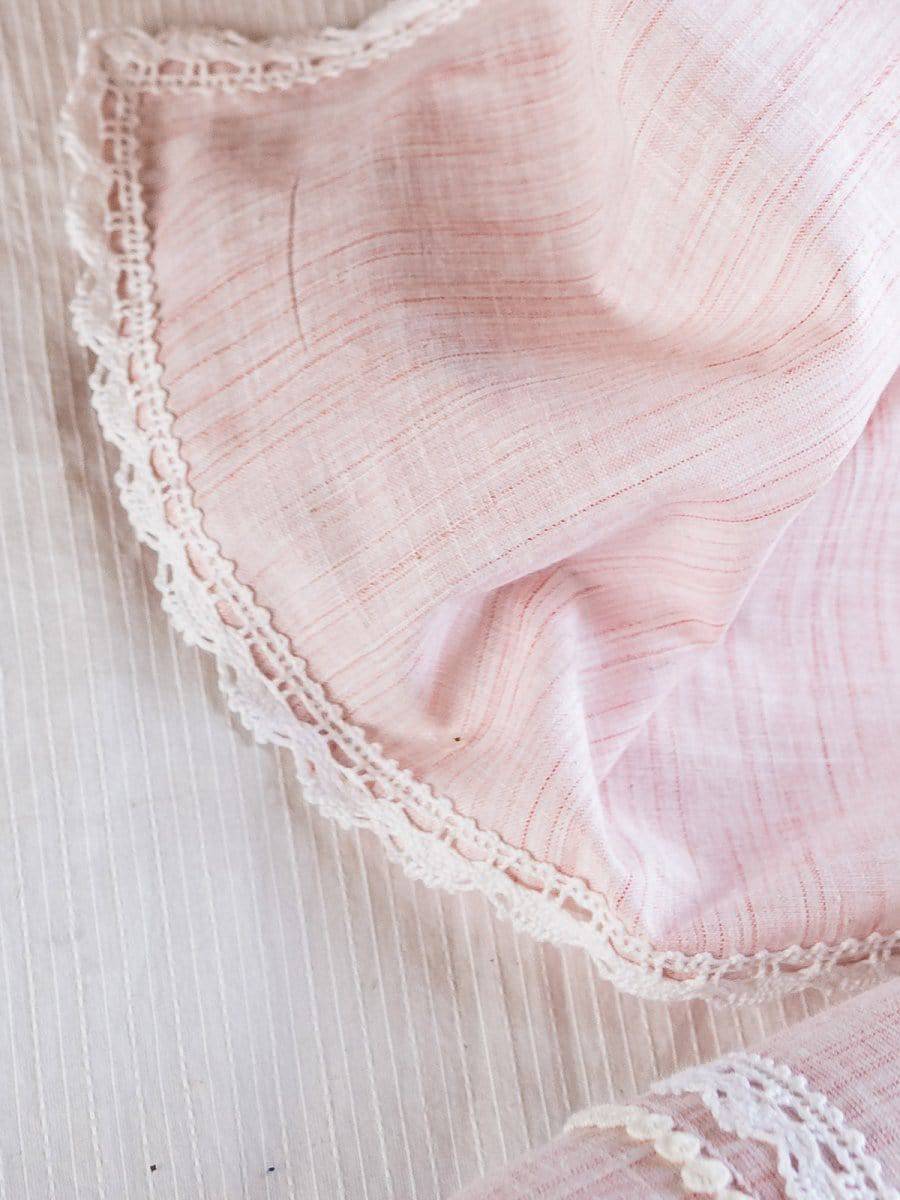 100% Organic Peach Cotton Wrap Newborn Baby Blanket