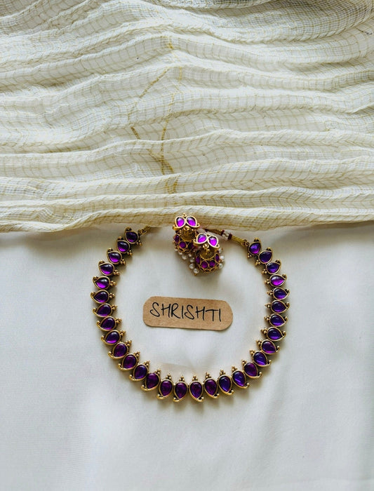 purple mango necklace