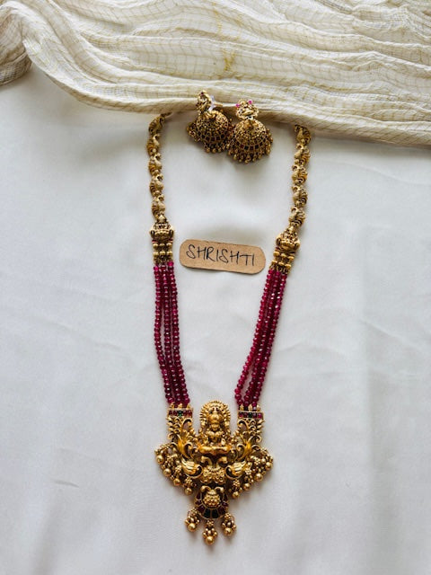 lakshmi semi precious haram