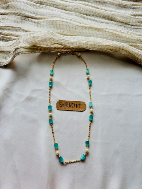 Tanvi pearls blue